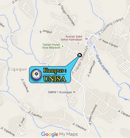 Campus Location Map Islamic University of Al-Ihya Kuningan Nomor
